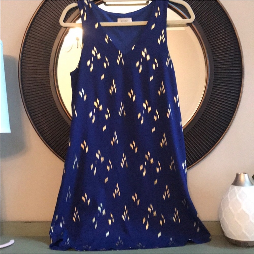 Everly Blue and Gold Dress